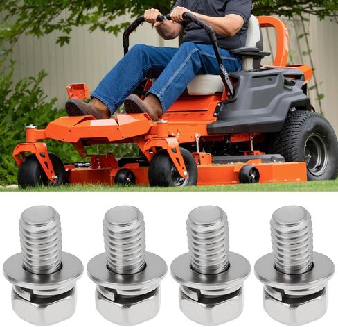20 قطعة جزازة العشب بطارية تثبيت مربع الجوز المسمار مجموعة M5x10mm متوافق مع ARIENS متوافق مع MTD in Kuwait