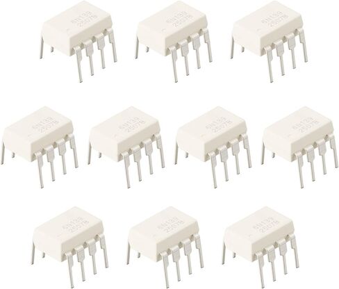 SING F LTD 10 قطعة Optocoupler IC DIP 8 Pin متوافق مع 6N139 EL6N139S EL6N139 لوحدات التحكم باستخدام الحاسب الآلي طباعة ثلاثية الأبعاد باللون الأبيض in Kuwait