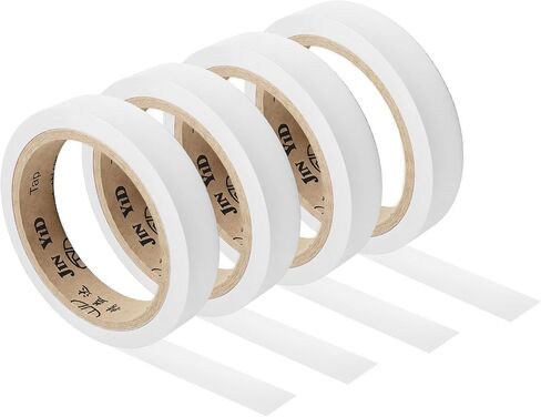 4 Rolls Grip Finishing Tape Racket Wrap Tape, PVC Racquet Finishing Tapes Racket Accessories Sticky Seal for Tennis Badminton Squash in Kuwait