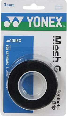 YONEX Mesh Overgrip Black (3grips) in Kuwait