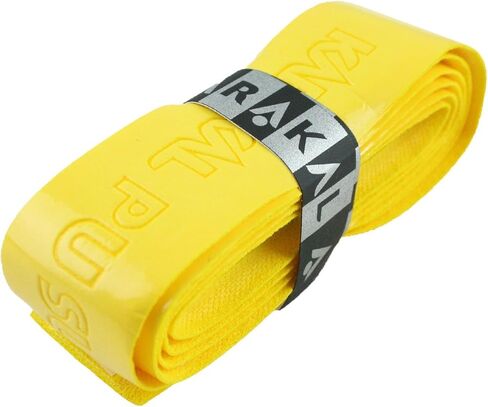 Karakal PU Supergrip Replacement Racquet Grip - Tennis/Badminton/Squash - Various Single Colours (Yellow, 3 Grips) in Kuwait
