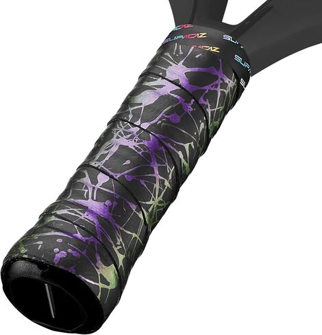 Supacaz Super Sticky Kush Oil Slick Splat Padel Overgrip - Padel Racquet Grip - Sweat Absorption Non-Slip Padel Racquet Overwrap - 3pk in Kuwait