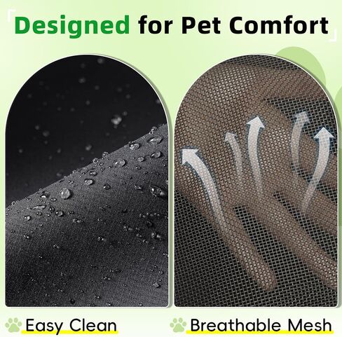 260 lbs Portable Foldable Pet Dog Stretcher, 46×22 in Animal Transport Trolley Designed for Enhanced Pet Comfort and Dignity in Kuwait