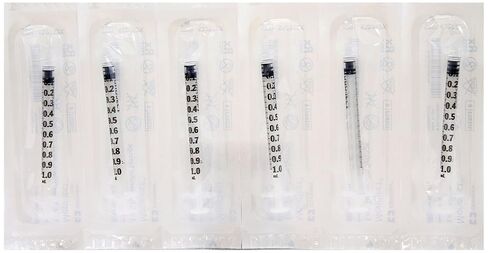 Monoject SoftPack 1mL TB Syringe Only - Without Needle - Leur Lock Tip- Box of 60 in Kuwait