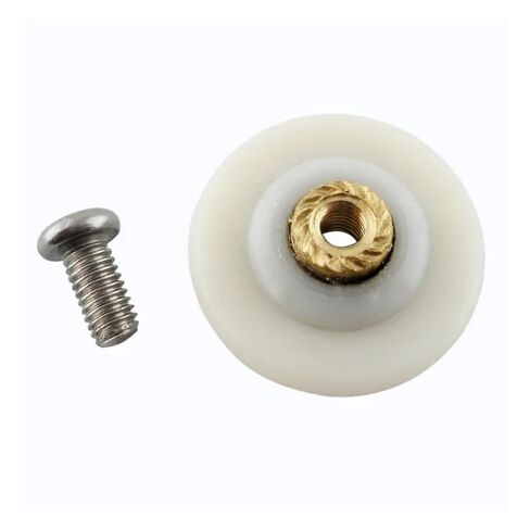 8 Pieces 28mm Flat Shower Room Pulley Bathroom Sliding Glass Door Roller Eccentric Household Hanging Nylon Wheel Hardware Part in Kuwait