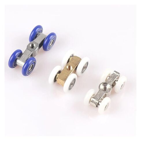 Sliding Glass Door Roller Bathroom Shower Room Wheel Furniture Hanging Track Pulley Hardware(Green) in Kuwait