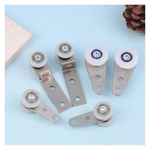2-Pack Window Sliding Door Track Roller Pulleys for Curtain Rails, Cabinets Hardware(A3) in Kuwait
