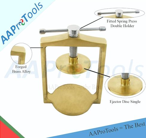 Set of Dental Bronze Denture Flask Upper & Lower with Brass Flask Press Compress Lab Laboratory Supply in Kuwait