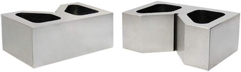 Set of 2 Pcs Cast Iron V-Block 6" Long Ground 90 Degree in Kuwait