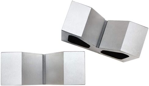 Set of 2 Pcs Cast Iron V-Block 6" Long Ground 90 Degree in Kuwait