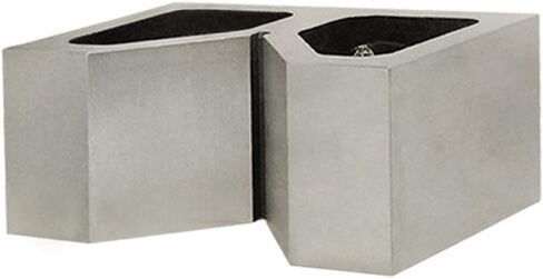 Set of 2 Pcs Cast Iron V-Block 6" Long Ground 90 Degree in Kuwait