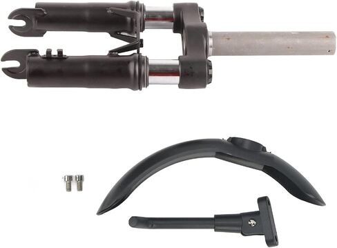 Electric Scooter Front Fork, Aluminum Alloy Front Suspension Fork with Double Spring Design for 1S in Kuwait