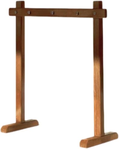 Wind Chime Stand with Base,Decorative, Portable Holder, Gong Stand, Jewelry Display Rack for Room Desk Desktop Dinner Table, L in Kuwait
