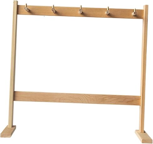 Chime Stand Solid Wood Wind Bell Hanging Rack for Wedding Event Desktop Home in Kuwait