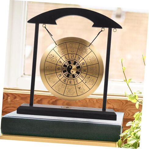 Hemoton Unique Gong Adornment Asian Style Zodiac Pattern Desktop Decor Home Office in Kuwait