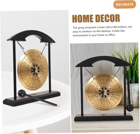 Hemoton Unique Gong Adornment Asian Style Zodiac Pattern Desktop Decor Home Office in Kuwait