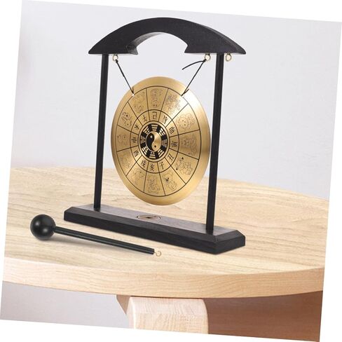 Hemoton Unique Gong Adornment Asian Style Zodiac Pattern Desktop Decor Home Office in Kuwait
