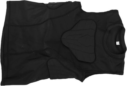CHICIRIS Youth Football Padded Vest, Thickened Anti Collision Protective Shirt Chest Protector with Breathable Quick Dry Polyurethane, for Basketball Cycling Sports Training in Kuwait