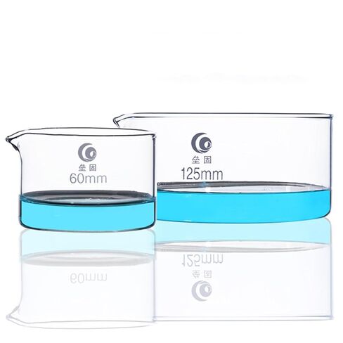 1 Plate for Crystallization in High Borosilicate Glass Circular Plate Laboratory Plate High Temperature Resistance (150 mm) in Kuwait