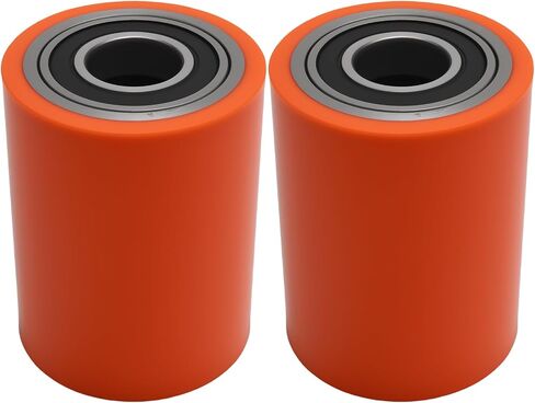 2Pcs Load Wheel Set, Replacement for Toyota 8HBW23 Electric Pallet Jack Lift Truck, Reliable Replacement Wheels in Kuwait