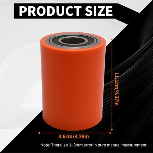 2Pcs Load Wheel Set, Replacement for Toyota 8HBW23 Electric Pallet Jack Lift Truck, Reliable Replacement Wheels in Kuwait