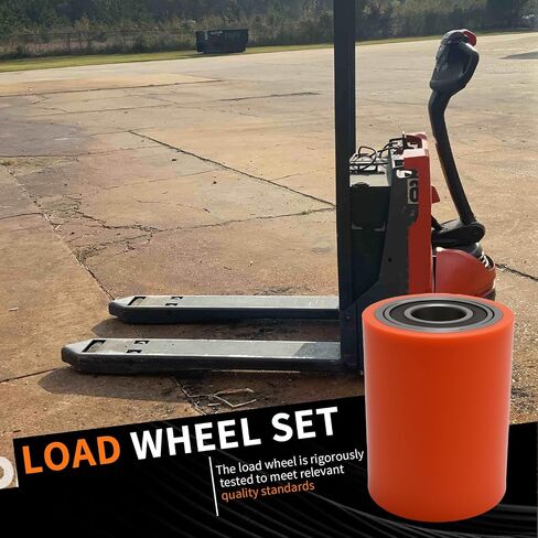 2Pcs Load Wheel Set, Replacement for Toyota 8HBW23 Electric Pallet Jack Lift Truck, Reliable Replacement Wheels in Kuwait