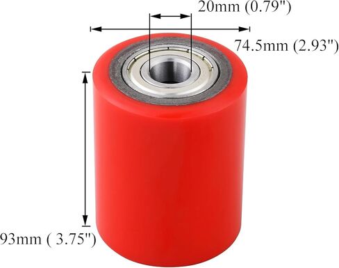 Fits Wesco CPI: Pallet Jack Load Wheel, Polyurethane, Replacement TR-CPI-LW in Kuwait