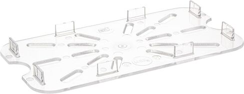 Restaurantware Plastic Drain Tray 1 Pack 8 x 4 Inches Polycarbonate Drain Tray, Clear Food Pan Insert Crack-Resistant Dishwasher-Friendly for Vegetable Draining, Thawing Meats in Kuwait