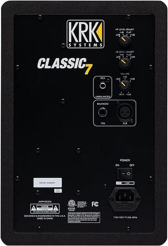 شاشة استوديو احترافية KRK Classic 7 تعمل بالطاقة ثنائية الاتجاه (CL7G3-NA) - زوج in Kuwait