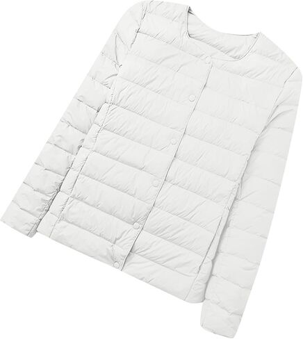 OMZIN Womens Winter Insulated Long Sleeve Down Coat Casual Lightweight Jacket Outdoor Slim Puffer Coat in Saudi Arabia