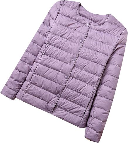 OMZIN Womens Winter Insulated Long Sleeve Down Coat Casual Lightweight Jacket Outdoor Slim Puffer Coat in Saudi Arabia