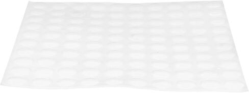 Generic Adhesive Cabinet Door Bumpers Silicone Pads, 1 Sheet of 100 Versatile Furniture Bumper Pads for Drawers and Cabinets, Sound Dampening and Anti-Slip Protection in Kuwait