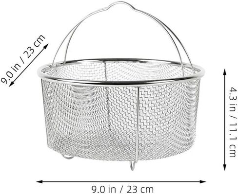 Frying basket Stainless Steel Multifunctional Fry Basket French Fries Kitchen Supplies Vegetable Drainer in Kuwait