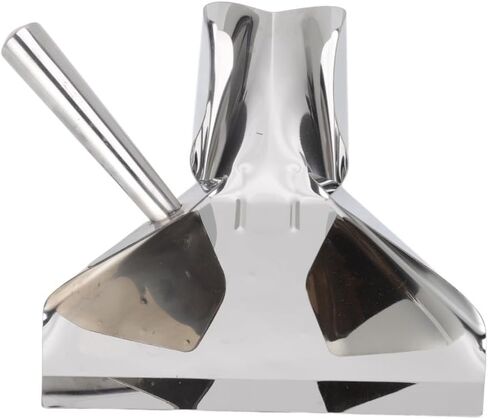 Stainless Steel French Fry Scoop – Food Shovel for Cinemas Buffet, Popcorn Bagger with Ergonomic Handle, Commercial Scooper 7.17 x 9.13in in Kuwait