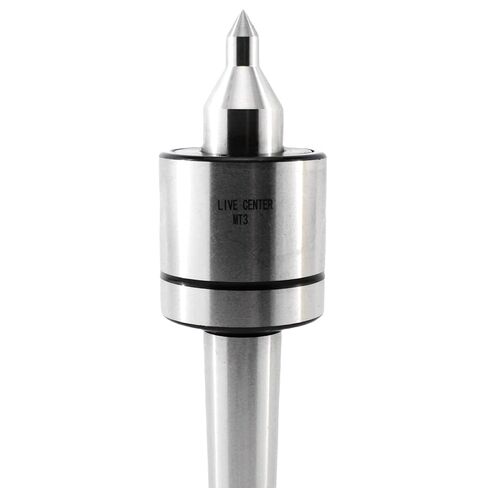 MT3 Live Center 60° - High Carbon Steel, Precision Ground, Sealed Ball Bearing for Lathe Turning in Kuwait