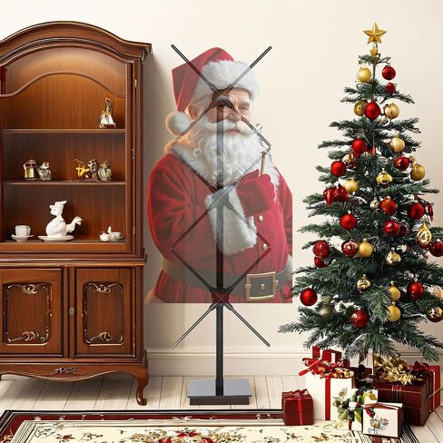 Missyou 152CM 3DHologramFan Christmas Tree Display and Stand,3 x 56cm Fans with Bluetooth,App & Remote Control,Holographic Fan LED,Customizable Video Content for Exhibitions,Trade Shows,Advertising in Kuwait