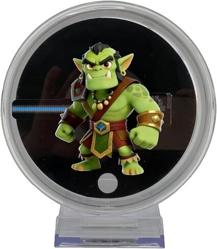 4.7Inch 3D Hologram Fan LED Projector | Protective Cover, WiFi App Control, Remote and Bluetooth Speaker Connection, Mini Holographic Display, For Gifts, Trade Shows in Kuwait