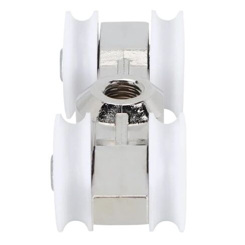 Sliding Door Roller Slider Overhead Door Rollers Bearings 4 Wheels Hanging Wheels for Furniture in Kuwait