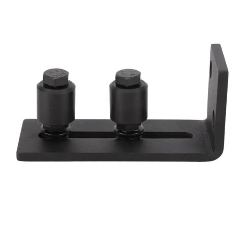 Carbon Steel Adjustable Sliding Floor Guide for Barn Door Hardware Accessory Door Guide Slide Rail Mechanism Furniture(Double Roller) in Kuwait