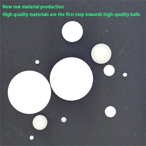 Solid PTFE Balls Plastic Precision Bearings Rolling Bead 3/4/5/6/6.35/7/8/9/9.5/10/12/12.7/14/15/16/18~70mm 1~20pcs(50mm(1pcs)) in Saudi Arabia