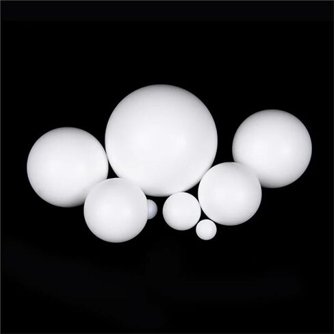 Solid PTFE Balls Plastic Precision Bearings Rolling Bead 3/4/5/6/6.35/7/8/9/9.5/10/12/12.7/14/15/16/18~70mm 1~20pcs(50mm(1pcs)) in Saudi Arabia