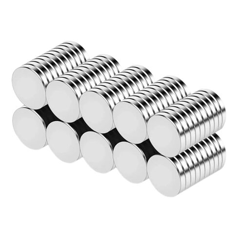 Pre Drilled Flush Disc Magnets 12x4mm Heavy Duty Utility Mounting Magnets for Home and Workshop 50 Pieces in Saudi Arabia