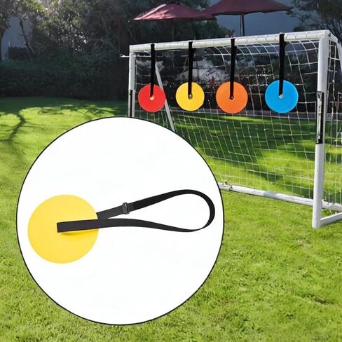 Football Training Target Set of Discs with Hanging Straps for Soccer Hockey Baseball Multifunctional PP Fabric Construction Suitable for Coaches in Kuwait