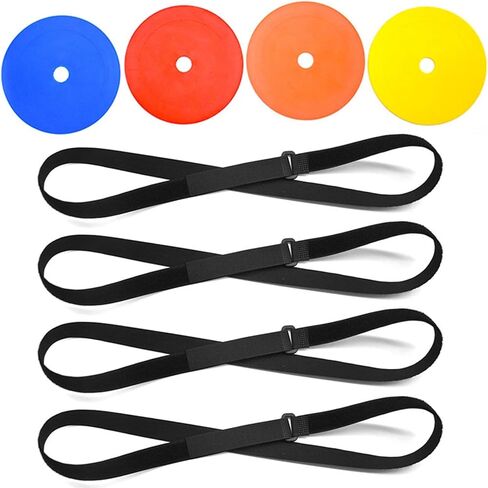 Football Training Target Set of Discs with Hanging Straps for Soccer Hockey Baseball Multifunctional PP Fabric Construction Suitable for Coaches in Kuwait
