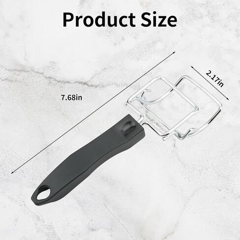 Oven Rack Puller Air Fryer Tray Extractor, Anti-Scald Oven Rack Push Pull Tool, Hot Plate Gripper for Convection Toaster Oven, Air Fryer Accessories, Heat Resistant Handle in Kuwait