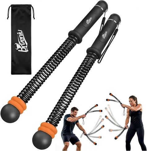 Ropeless Battle Rope - Portable Weighted Battle Ropes with Adjustable Weights No Anchor Design for Home Gym HIIT, Strength, Core, Full Body Workout Heavy Duty for Men & Women (Black) in Kuwait