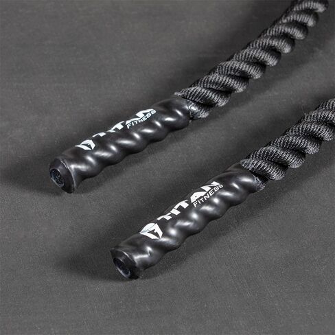 Titan Fitness Battle Rope 30ft x 1.5in, Poly Dacron Heavy Rope for Home Gym Conditioning Workouts, Cross-Train, Strength Training Exercises in Kuwait