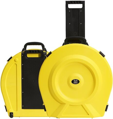 GORPANIX 24'' Cymbal Case With Wheels, Rolling Cymbal Hard Case With Foam, Fits 10 × 24" Cymbals, Design for Drum Cymbal, Cymbal Vault Upgrade Cymbal Bag, Tour Edition for Drummer in Kuwait