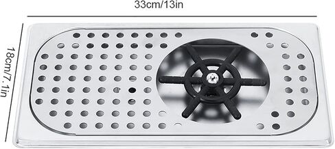 Glass Rinser, Stainless Steel Cup Washer for Sink, Pitcher Rinser Cup Cleaner Sink Attachment for Kitchen Bar in Saudi Arabia
