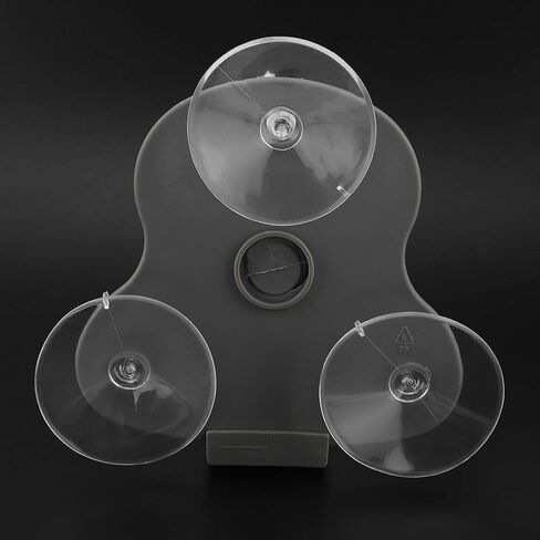 Rotating Cup Brush 360° Double-Sided 3-Suction Base | PP & PVC bristles safe for cups, bottles, wine glasses. 6.89" base, 5.51" tall. Ideal for kitchen, bar, daily use in Kuwait